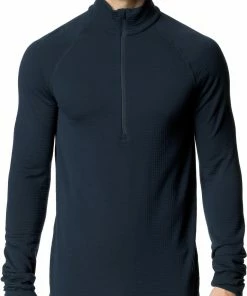 Houdini Desoli Couche de base thermique à demi-zip Homme, bleu
