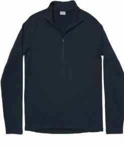 Houdini Desoli Couche de base thermique à demi-zip Homme, bleu -Sous-vêtements Soldes houdini desoli thermal half zip baselayer men blue illusion 4