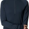 Houdini Desoli Couche de base thermique à demi-zip Femme, bleu -Sous-vêtements Soldes houdini desoli thermal half zip baselayer women blue illusion 1 1