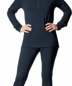 Houdini Desoli Couche de base thermique à demi-zip Femme, bleu 10 Houdini Desoli Couche de base thermique à demi-zip Femme, bleu -Sous-vêtements Soldes houdini desoli thermal half zip baselayer women blue illusion 4 1