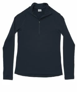 Houdini Desoli Couche de base thermique à demi-zip Femme, noir -Sous-vêtements Soldes houdini desoli thermal half zip baselayer women blue illusion 5
