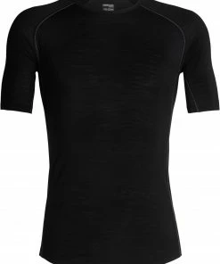 Icebreaker 150 Zone T-shirt Col ras-du-cou Homme, noir