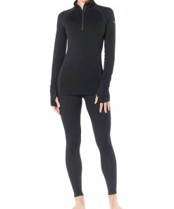 Icebreaker 150 Zone Leggings Femme, noir 11 Icebreaker 150 Zone Leggings Femme, noir -Sous-vêtements Soldes icebreaker 150 zone alusvaatteet naiset black mineral 4 1