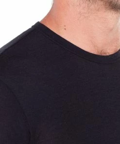 Icebreaker 175 Everyday T-shirt Col ras-du-cou Homme, noir -Sous-vêtements Soldes icebreaker 175 everyday alusvaatteet miehet black 5 2