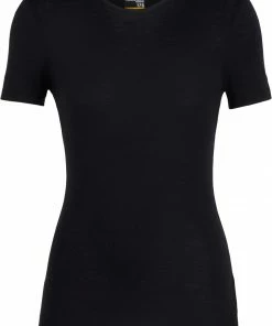 Icebreaker 175 Everyday T-shirt Col ras-du-cou Femme, noir