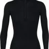 Icebreaker 175 Everyday Haut À Manches Longues À Fermeture Éclair Torse Femme, olive 1 Icebreaker 175 Everyday Haut À Manches Longues À Fermeture Éclair Torse Femme, olive -Sous-vêtements Soldes icebreaker 175 everyday alusvaatteet naiset black 1 5
