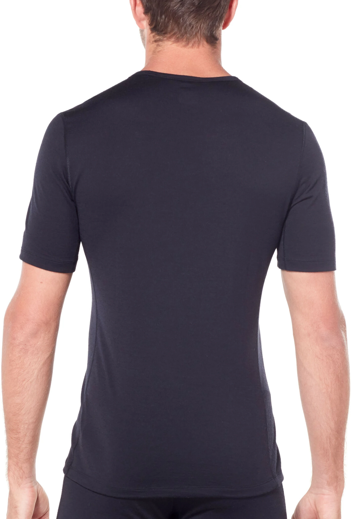 Icebreaker 200 Oasis T-shirt Col ras-du-cou Homme, noir 5 Icebreaker 200 Oasis T-shirt Col ras-du-cou Homme, noir – Image 3