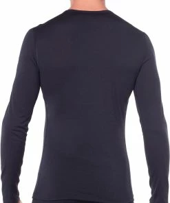 Icebreaker 200 Oasis Haut À Col Ras-Du-Cou À Manches Longues Homme, gris -Sous-vêtements Soldes icebreaker 200 oasis alusvaatteet miehet black 3