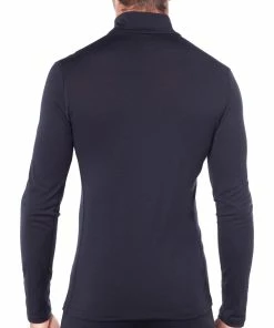 Icebreaker 200 Oasis Haut À Manches Longues À Fermeture Éclair Torse Homme, noir -Sous-vêtements Soldes icebreaker 200 oasis alusvaatteet miehet black 3 5