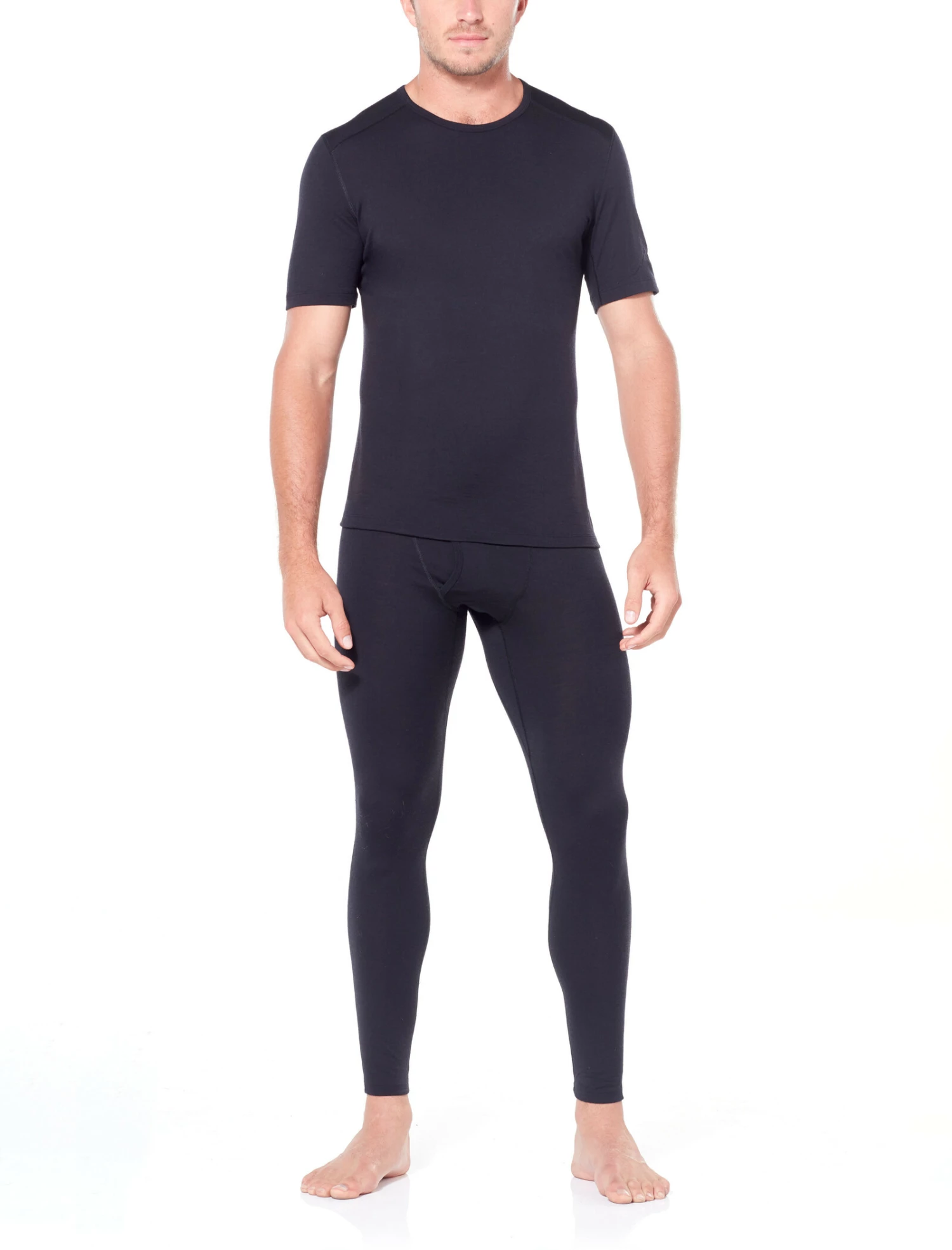 Icebreaker 200 Oasis T-shirt Col ras-du-cou Homme, noir 6 Icebreaker 200 Oasis T-shirt Col ras-du-cou Homme, noir – Image 4