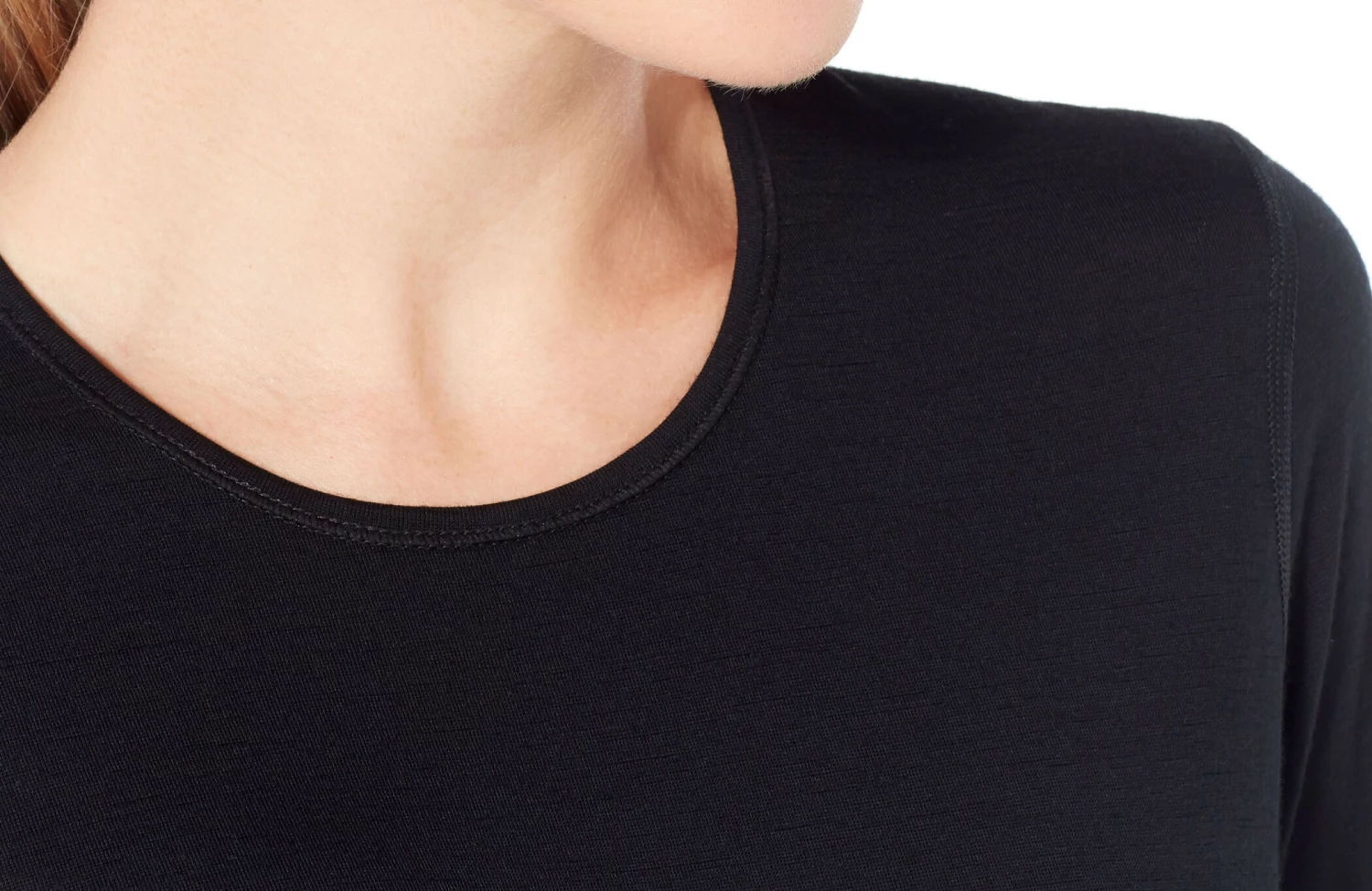 Icebreaker 200 Oasis Haut À Col Ras-Du-Cou À Manches Longues Femme, gris 7 Icebreaker 200 Oasis Haut À Col Ras-Du-Cou À Manches Longues Femme, gris – Image 5