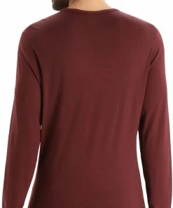 Icebreaker 200 Oasis Last Run Haut manches longues à col rond Homme, marron -Sous-vêtements Soldes icebreaker 200 oasis last run ls crew shirt men espresso 3