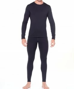 Icebreaker 200 Oasis Leggings Homme, bleu -Sous-vêtements Soldes icebreaker 200 oasis leggings men black monsoon 4 3