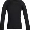 Icebreaker 200 Oasis Haut À Col Ras-Du-Cou À Manches Longues Enfant, noir -Sous-vêtements Soldes icebreaker 200 oasis ls crew top kids musta 1 1