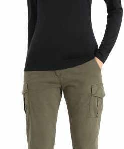 Icebreaker 200 Oasis Ski Circle Haut manches longues à col rond Femme, noir -Sous-vêtements Soldes icebreaker 200 oasis ski circle ls crew shirt women black 4 1