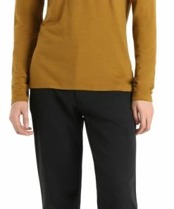 Icebreaker 200 Oasis Ski Stripes Haut manches longues à col rond Homme, bleu -Sous-vêtements Soldes icebreaker 200 oasis ski stripes ls crew shirt men clove 4 2