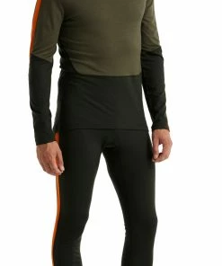 Icebreaker 200 Sonebula Manches longues col haut Homme, bleu -Sous-vêtements Soldes icebreaker 200 sonebula ls high neck men kale loden spice cb 4 1