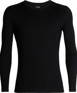 Icebreaker 260 Tech Haut À Col Ras-Du-Cou À Manches Longues Homme, gris