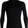 Icebreaker 260 Tech Haut À Manches Longues À Fermeture Éclair Torse Homme, marron -Sous-vêtements Soldes icebreaker 260 tech ls half zip top men musta 1 1