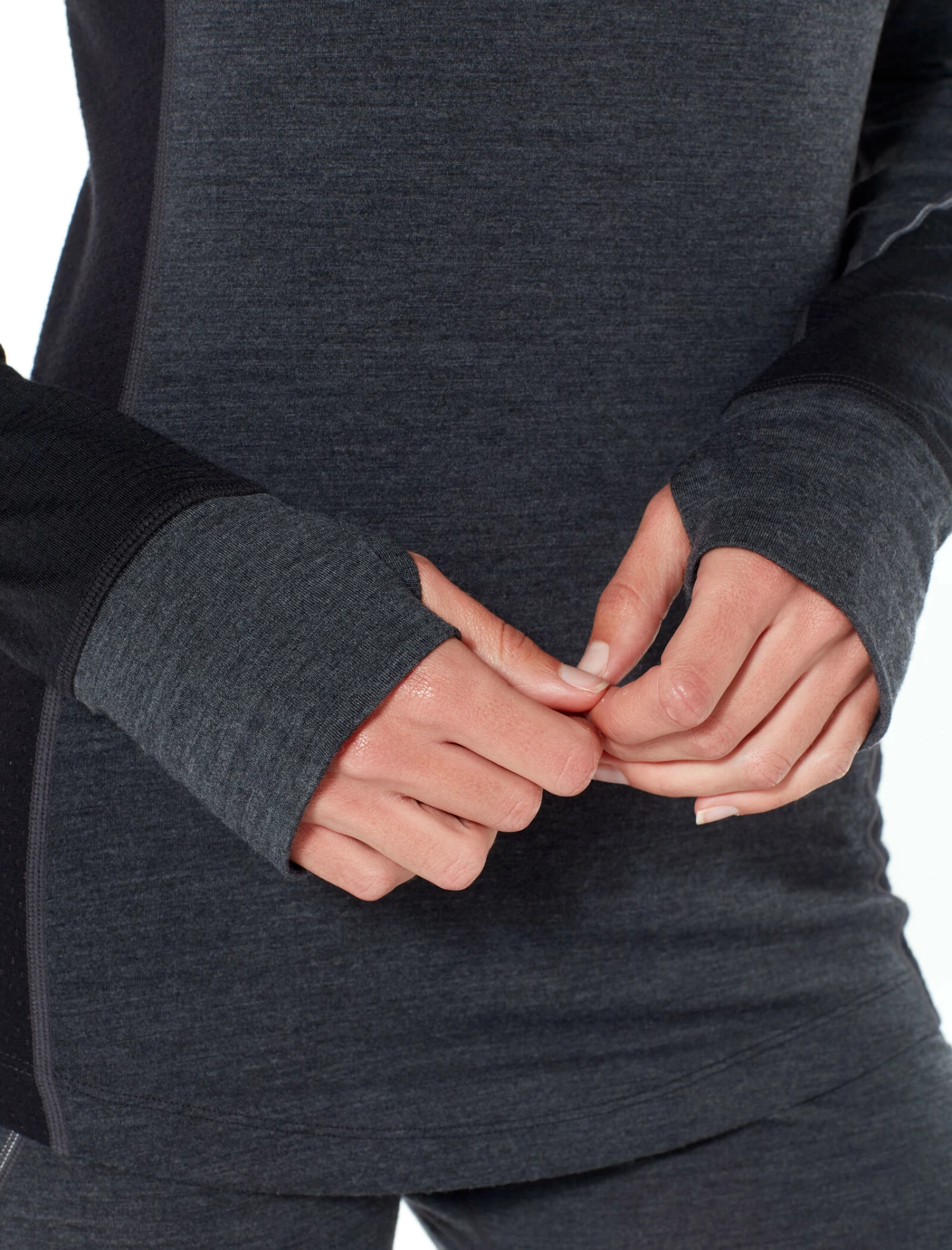 Icebreaker 260 Zone T-shirt manches longues à Col ras-du-cou Femme, noir 6 Icebreaker 260 Zone T-shirt manches longues à Col ras-du-cou Femme, noir – Image 4