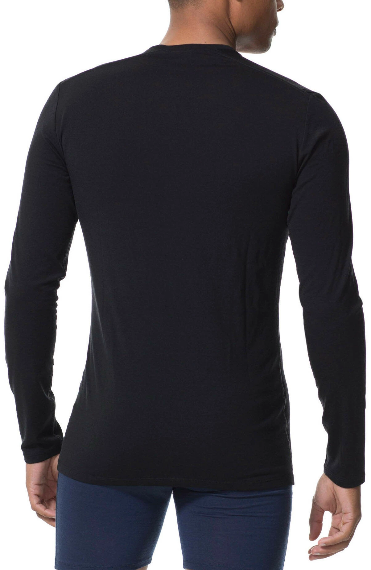 Icebreaker Anatomica Haut À Col Ras-Du-Cou À Manches Longues Homme, noir 5 Icebreaker Anatomica Haut À Col Ras-Du-Cou À Manches Longues Homme, noir – Image 3