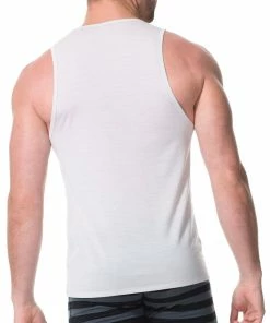 Icebreaker Anatomica Débardeur Homme, blanc -Sous-vêtements Soldes icebreaker anatomica toppi miehet valkoinen 2 1