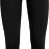 Icebreaker Leggings en mérinos Femme, marron