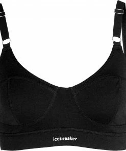 Icebreaker Queens Soutien-gorge à agrafes Femme, rose/Multicolore