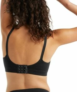Icebreaker Queens Soutien-gorge à agrafes Femme, noir -Sous-vêtements Soldes icebreaker queens clasp bra women black 3 1