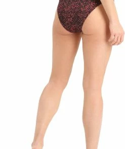 Icebreaker Queens Culotte haute Femme, Multicolore -Sous-vêtements Soldes icebreaker queens high cut briefs women black cherry flash aop 3