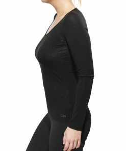 Icebreaker Siren T-shirt Manches longues Femme, gris 9 Icebreaker Siren T-shirt Manches longues Femme, gris -Sous-vêtements Soldes icebreaker siren alusvaatteet naiset black 2 9