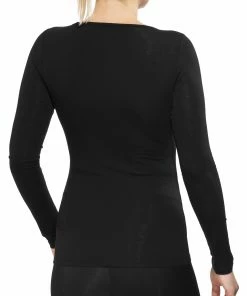 Icebreaker Siren T-shirt Manches longues Femme, noir -Sous-vêtements Soldes icebreaker siren alusvaatteet naiset black 3