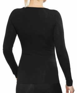 Icebreaker Siren T-shirt Manches longues Femme, blanc -Sous-vêtements Soldes icebreaker siren alusvaatteet naiset black 3 25