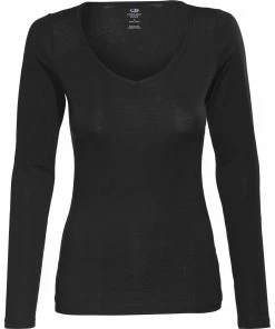 Icebreaker Siren T-shirt Manches longues Femme, gris