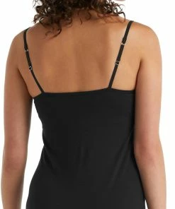 Icebreaker Siren Soutien-gorge Cami Femme, gris -Sous-vêtements Soldes icebreaker siren bra cami women black 3 1