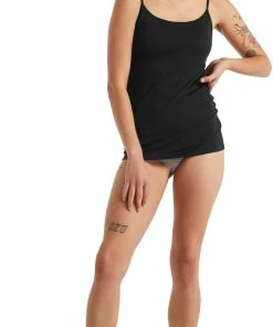 Icebreaker Siren Soutien-gorge Cami Femme, gris -Sous-vêtements Soldes icebreaker siren bra cami women black 4 1