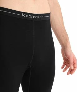 Icebreaker ZoneKnit 260 Leggings Homme, bleu -Sous-vêtements Soldes icebreaker zoneknit 260 leggings men black jet heather cb 3