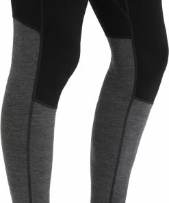 Icebreaker ZoneKnit 260 Leggings Homme, bleu -Sous-vêtements Soldes icebreaker zoneknit 260 leggings men black jet heather cb 4