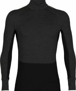 Icebreaker ZoneKnit 260 Haut à manches longues demi-zippé Homme, bleu