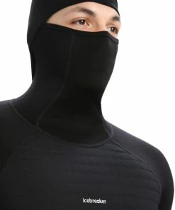 Icebreaker ZoneKnit Sweat à capuche isolé à manches longues Homme, marron -Sous-vêtements Soldes icebreaker zoneknit insulated ls hoodie men black 6