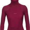 Icebreaker ZoneKnit Sweat à capuche isolé à manches longues Femme, rose -Sous-vêtements Soldes icebreaker zoneknit insulated ls hoodie women cherry 1
