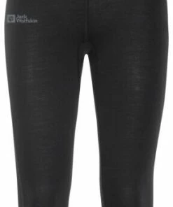 Jack Wolfskin Alpspitze Pantalon en laine Femme, noir