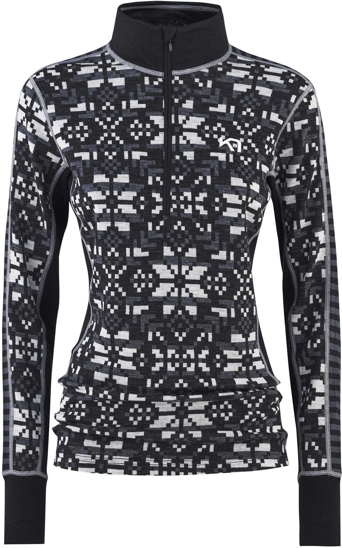 Kari Traa Else haut à fermeture éclair torse Femme, vert 3 Kari Traa Else haut à fermeture éclair torse Femme, vert