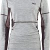Kari Traa Lam Sweat à manches longues Femme, bleu -Sous-vêtements Soldes kari traa lam ls shirt women grey melange 1