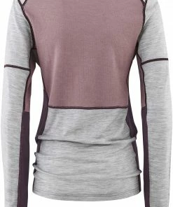 Kari Traa Lam Sweat à manches longues Femme, bleu -Sous-vêtements Soldes kari traa lam ls shirt women grey melange 2