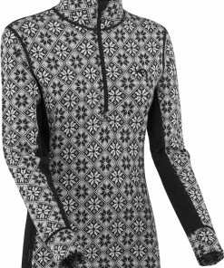 Kari Traa Rose haut à fermeture éclair torse Femme, beige/violet