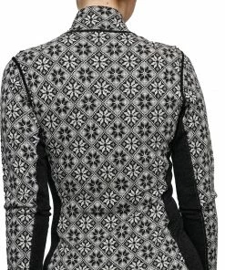 Kari Traa Rose haut à fermeture éclair torse Femme, beige/violet -Sous-vêtements Soldes kari traa rose half zip top women black 4