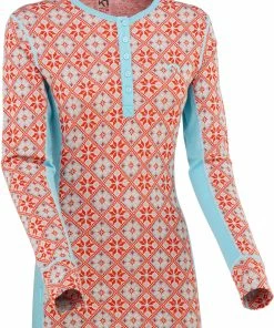 Kari Traa Rose Haut À Manches Longues Femme, noir/blanc