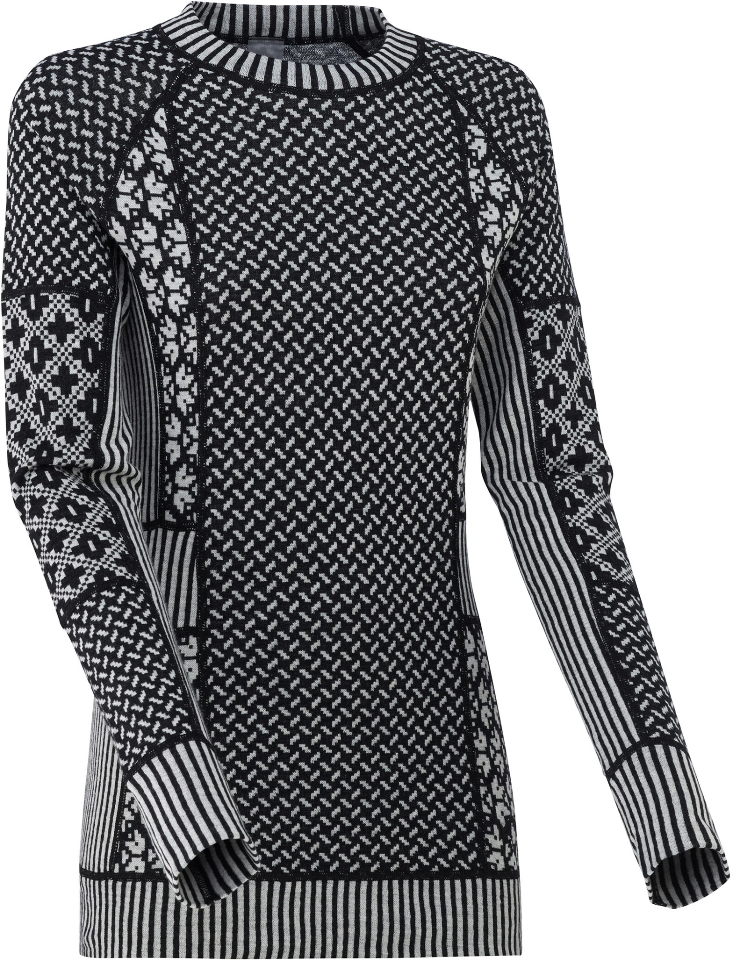 Kari Traa Smekker Haut À Manches Longues Femme, noir/blanc 3 Kari Traa Smekker Haut À Manches Longues Femme, noir/blanc