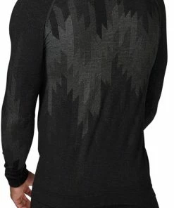 Sous-vêtements Soldes -Sous-vêtements Soldes odlo kinship performance wool 200 ls halfzip baselayer turtle neck top men black melange 2